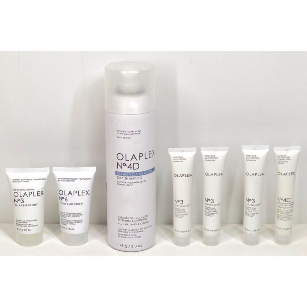 OLAPLEX 7 Piece Hair Care Lot No 3 No 6 No 4D Dry Shampoo Travel Size Set